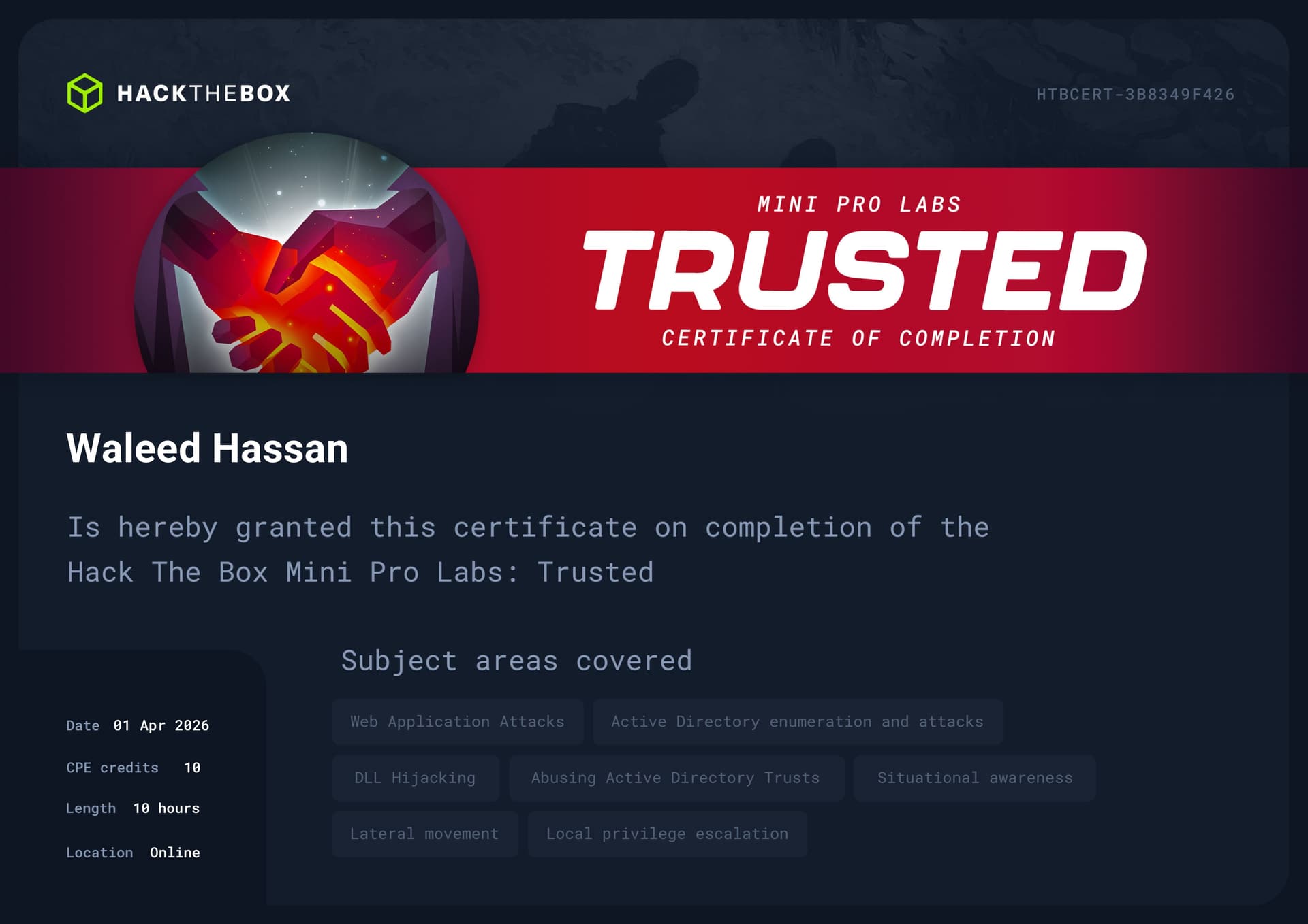 Trusted Certificate